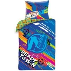 Nerf Dekbedovertrek Ready To Win - Eenpersoons - 140 X 200 Cm - Katoen