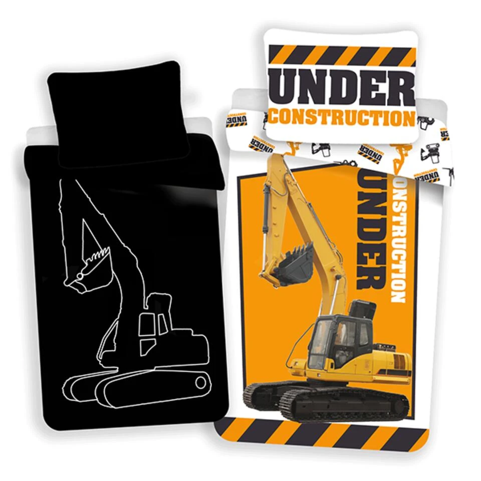 Graafmachine Dekbedovertrek Glow In The Dark - 140 X 200 Cm - Katoen 3 Graafmachine Dekbedovertrek Glow In The Dark - 140 X 200 Cm - Katoen