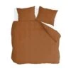 Byrklund - Dekbedovertrek Sleep Softly - 240x220 Cm - Cognac -Kwaliteit Geselecteerde Dekbedovertrekkenwinkel 1000012865