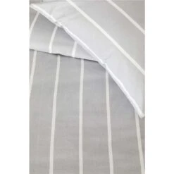 Walra - Dekbedovertrek Preppy Pinstripe - 240x220 Cm - Grijs -Kwaliteit Geselecteerde Dekbedovertrekkenwinkel 1000012876 0101