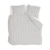 Walra - Dekbedovertrek Preppy Pinstripe - 240x220 Cm - Grijs -Kwaliteit Geselecteerde Dekbedovertrekkenwinkel 1000012876