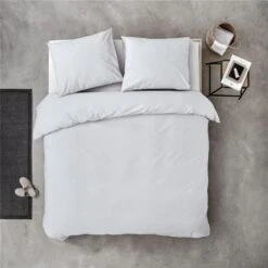 Byrklund - Dekbedovertrek Sleep Softly - 200x220 Cm - Wit -Kwaliteit Geselecteerde Dekbedovertrekkenwinkel 1000012916 0102