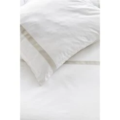 Walra - Dekbedovertrek Timeless Chic - 200x220 Cm - Wit -Kwaliteit Geselecteerde Dekbedovertrekkenwinkel 1000012940 0102