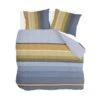 Byrklund - Dekbedovertrek Golden Stripes - 240x220 Cm - Okergeel -Kwaliteit Geselecteerde Dekbedovertrekkenwinkel 1000012945