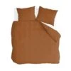 Byrklund - Dekbedovertrek Sleep Softly - 200x220 Cm - Cognac -Kwaliteit Geselecteerde Dekbedovertrekkenwinkel 1000012946