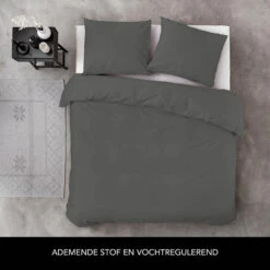 Byrklund - Dekbedovertrek Sleep Softly - 200x220 Cm - Off Black 6 Byrklund - Dekbedovertrek Sleep Softly - 200x220 Cm - Off Black -Kwaliteit Geselecteerde Dekbedovertrekkenwinkel 1000012957 0101