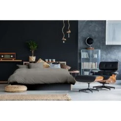 Ten Cate 100% Katoensatijnen Lits Jumeaux Dekbedovertrek - 240x200/220 - Taupe -Kwaliteit Geselecteerde Dekbedovertrekkenwinkel 1000023913 0110