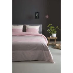 Ten Cate Katoenen Tweepersoons Dekbedovertrek - 200x200/220 - Cannes Off-White -Kwaliteit Geselecteerde Dekbedovertrekkenwinkel 1000023939 0110