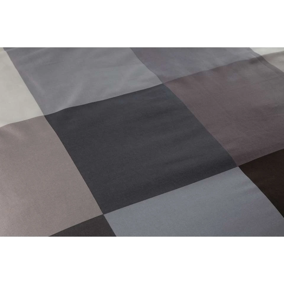 Ten Cate Katoenen Lits Jumeaux Dekbedovertrek - 240x200/220 - Block Antraciet 6 Ten Cate Katoenen Lits Jumeaux Dekbedovertrek - 240x200/220 - Block Antraciet - Afbeelding 4