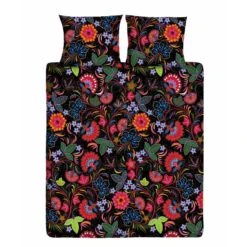 Ten Cate Katoenen Tweepersoons Dekbedovertrek - 200x200/220 - Mirage Zwart