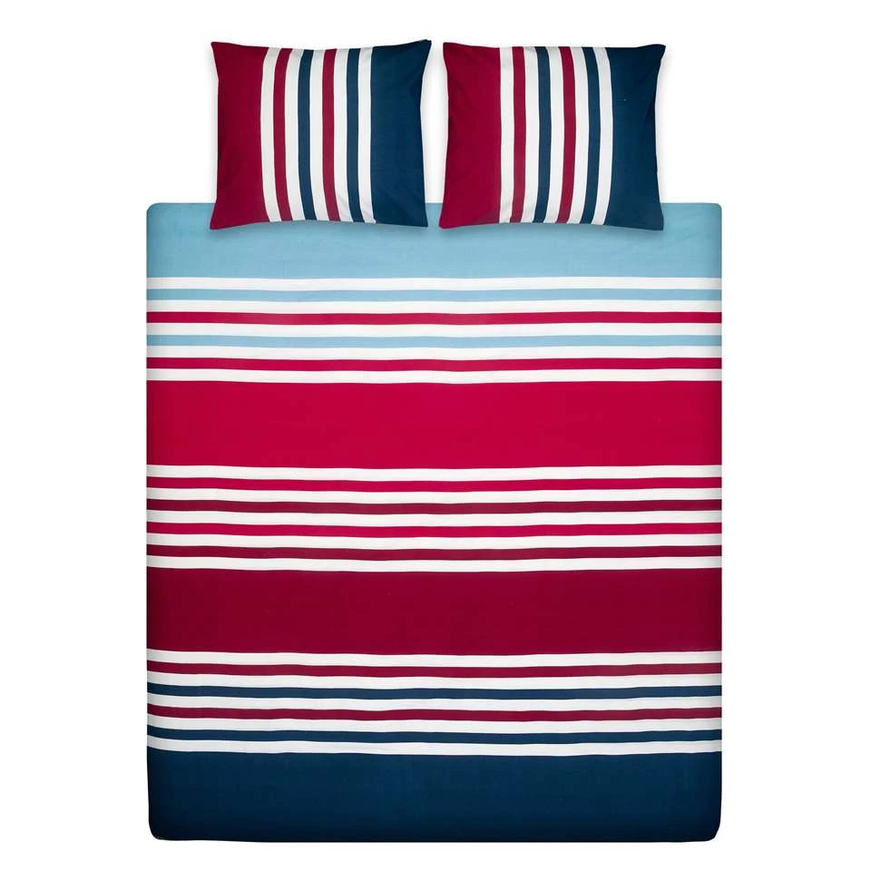 Ten Cate Katoenen Lits Jumeaux Dekbedovertrek - 240x200/220 - Trone Stripe 4 Ten Cate Katoenen Lits Jumeaux Dekbedovertrek - 240x200/220 - Trone Stripe - Afbeelding 2