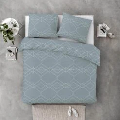 Byrklund - Dekbedovertrek Blue Graphic - 240x220 Cm - Licht Blauw 7 Byrklund - Dekbedovertrek Blue Graphic - 240x220 Cm - Licht Blauw -Kwaliteit Geselecteerde Dekbedovertrekkenwinkel 1000024987 0102