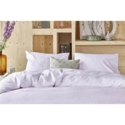 Walra - Dekbedovertrek Little Daisies - 140x220 Cm - Lila -Kwaliteit Geselecteerde Dekbedovertrekkenwinkel 1000024988 0102