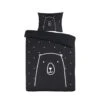 Kidzroom Bear Dekbedovertrek - 120x150 - Zwart -Kwaliteit Geselecteerde Dekbedovertrekkenwinkel 1000025137
