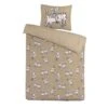 Kidzroom Cat Dekbedovertrek - 140x200 - Beige -Kwaliteit Geselecteerde Dekbedovertrekkenwinkel 1000025148
