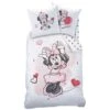 Disney Minnie Mouse Dekbedovertrek Cute - Eenpersoons - 140 X 200 Cm - Katoen 1 Disney Minnie Mouse Dekbedovertrek Cute - Eenpersoons - 140 X 200 Cm - Katoen -Kwaliteit Geselecteerde Dekbedovertrekkenwinkel 1000025456