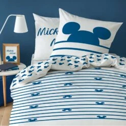 Disney Mickey Mouse Dekbedovertrek Sail - Eenpersoons - 140 X 200 Cm - Katoen -Kwaliteit Geselecteerde Dekbedovertrekkenwinkel 1000025513 0102