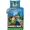 Minecraft Dekbedovertrek Boom - Eenpersoons - 140 X 200 Cm - Katoen -Kwaliteit Geselecteerde Dekbedovertrekkenwinkel 1000025543