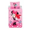 Disney Minnie Mouse Dekbedovertrek Heart - Eenpersoons - 140 X 200 Cm - Katoen -Kwaliteit Geselecteerde Dekbedovertrekkenwinkel 1000025548