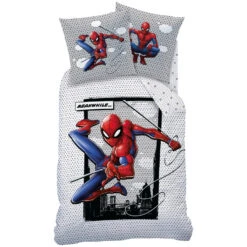 Spider-Man SpiderMan Dekbedovertrek Hero - Eenpersoons - 140 X 200 Cm - Katoen