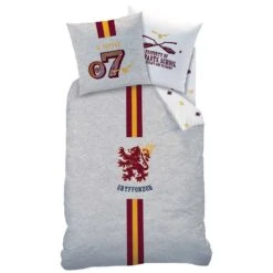 Harry Potter Dekbedovertrek Team Gryffindor - 140 X 200 Cm + 63 X 63 Cm - Katoen