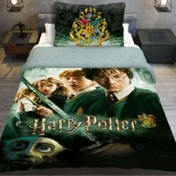 Harry Potter Dekbedovertrek Dobby - Eenpersoons - 140 X 200 Cm - Katoen -Kwaliteit Geselecteerde Dekbedovertrekkenwinkel 1000025608 0102