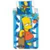 The Simpsons Dekbedovertrek Bart Skater - Eenpersoons - 140 X 200 Cm - Katoen -Kwaliteit Geselecteerde Dekbedovertrekkenwinkel 1000027248