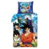 Dragon Ball Z Dekbedovertrek Son Goku - Eenpersoons - 140 X 200 Cm - Katoen -Kwaliteit Geselecteerde Dekbedovertrekkenwinkel 1000028618