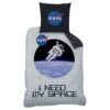 NASA Dekbedovertrek Space Astronaut - Eenpersoons - 140 X 200 Cm - Katoen -Kwaliteit Geselecteerde Dekbedovertrekkenwinkel 1000028634