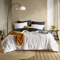 De Witte Lietaer Dekbedovertrek Knight - Lits Jumeaux - 240 X 220 Cm - Katoen -Kwaliteit Geselecteerde Dekbedovertrekkenwinkel 1000028677 0102