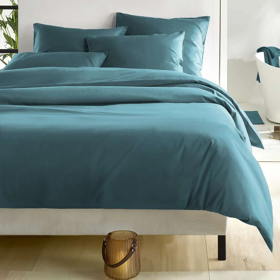 De Witte Lietaer Dekbedovertrek Katoen Satijn Olivia - 200 X 200/220 Cm - Groen 4 De Witte Lietaer Dekbedovertrek Katoen Satijn Olivia - 200 X 200/220 Cm - Groen - Afbeelding 2