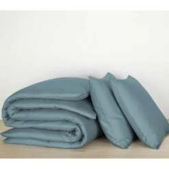 De Witte Lietaer Dekbedovertrek Katoen Satijn Olivia - 260 X 240 Cm - Groen -Kwaliteit Geselecteerde Dekbedovertrekkenwinkel 1000028726 0103