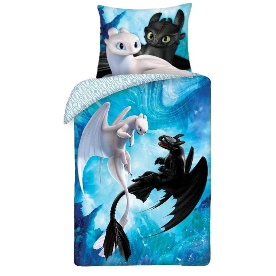 Hoe Tem Je Een Draak Dekbedovertrek Dragons - 140 X 200 Cm - Katoen 3 Hoe Tem Je Een Draak Dekbedovertrek Dragons - 140 X 200 Cm - Katoen