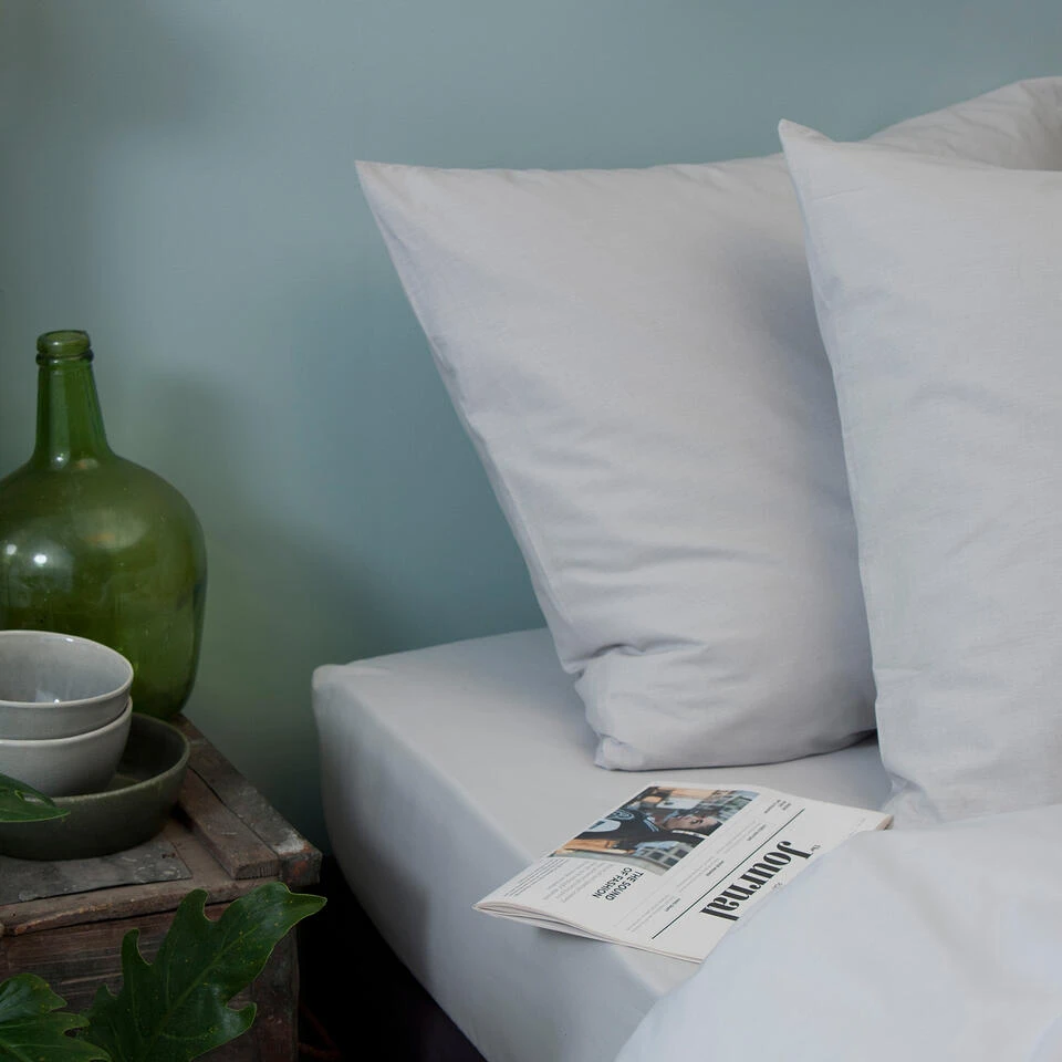 Cinderella Dekbedovertrek Weekend - Katoen - 260x200/220 Cm - Lichtgrijs 5 Cinderella Dekbedovertrek Weekend - Katoen - 260x200/220 Cm - Lichtgrijs - Afbeelding 3