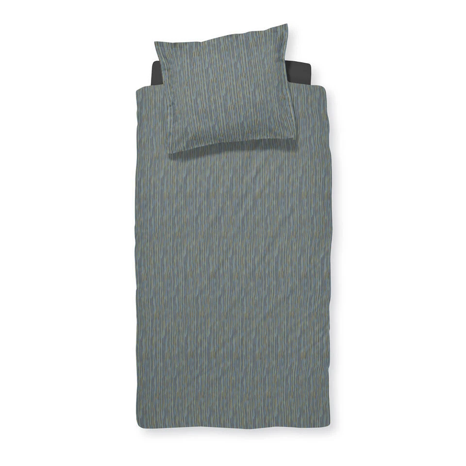 Damai Dekbedovertrek Katoen - 140x200/220cm - Blauw Gestreept Dessin 3 Damai Dekbedovertrek Katoen - 140x200/220cm - Blauw Gestreept Dessin