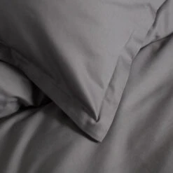 Cinderella Dekbedovertrek Satijn - 260x200/220 Cm - Antraciet -Kwaliteit Geselecteerde Dekbedovertrekkenwinkel 1000030605 0102