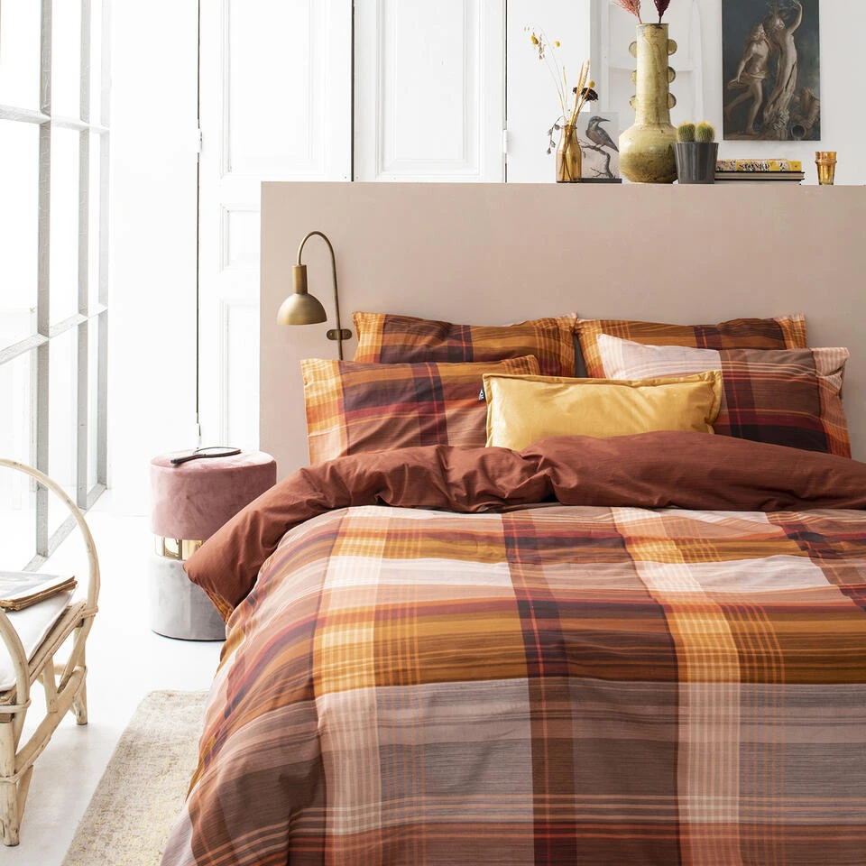 Cinderella Dekbedovertrek Ponte - Katoen - 260x200/220 Cm - Red Clay 4 Cinderella Dekbedovertrek Ponte - Katoen - 260x200/220 Cm - Red Clay - Afbeelding 2