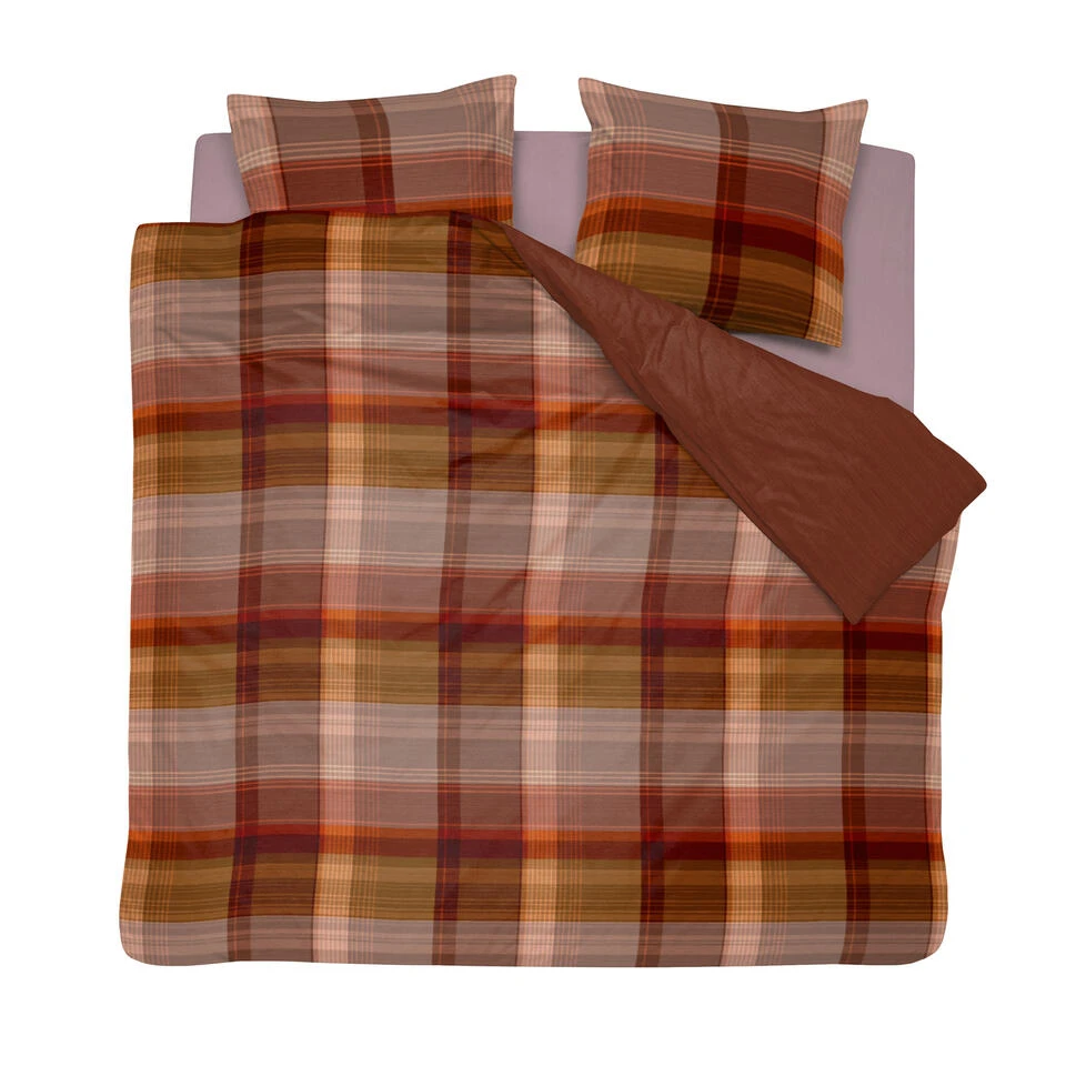 Cinderella Dekbedovertrek Ponte - Katoen - 260x200/220 Cm - Red Clay 3 Cinderella Dekbedovertrek Ponte - Katoen - 260x200/220 Cm - Red Clay