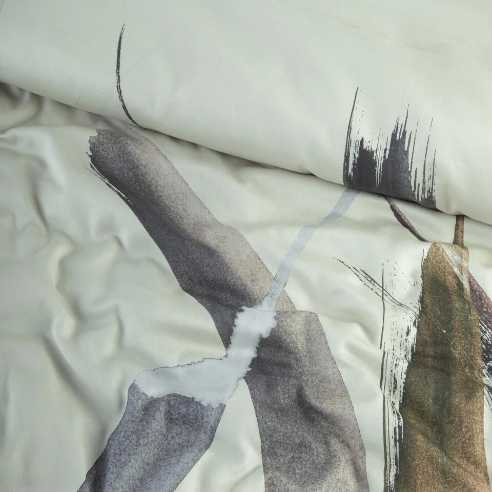 Damai Dekbedovertrek Poise - Katoen - 200x200/220 Cm - Green 5 Damai Dekbedovertrek Poise - Katoen - 200x200/220 Cm - Green - Afbeelding 3