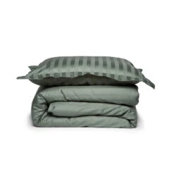 Damai Dekbedovertrek Katoen-satijn - 260x260/220cm - Groen Gestreept 7 Damai Dekbedovertrek Katoen-satijn - 260x260/220cm - Groen Gestreept -Kwaliteit Geselecteerde Dekbedovertrekkenwinkel 1000030671 0101