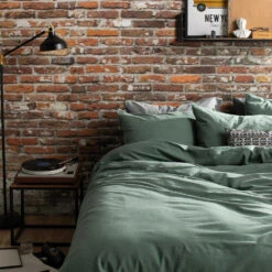 Damai Dekbedovertrek Flanel - 260 X 200/220cm - Groen 6 Damai Dekbedovertrek Flanel - 260 X 200/220cm - Groen -Kwaliteit Geselecteerde Dekbedovertrekkenwinkel 1000030686 0101