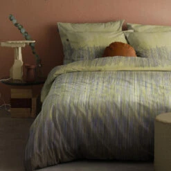 Damai Dekbedovertrek Katoen-satijn - 240 X 240/220cm - Ochre -Kwaliteit Geselecteerde Dekbedovertrekkenwinkel 1000030687 0101