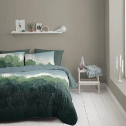 Cinderella Dekbedovertrek Northern Light - Flanel - 200x200/220 Cm - Green -Kwaliteit Geselecteerde Dekbedovertrekkenwinkel 1000030693 0101
