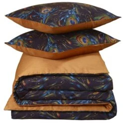 De Witte Lietaer Dekbedovertrek Peafowl - 260 X 240 Cm - Katoen Satijn -Kwaliteit Geselecteerde Dekbedovertrekkenwinkel 1000031353 0101