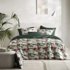 De Witte Lietaer Dekbedovertrek Koi - 200 X 200/220 Cm - Katoen Satijn -Kwaliteit Geselecteerde Dekbedovertrekkenwinkel 1000031359 0102