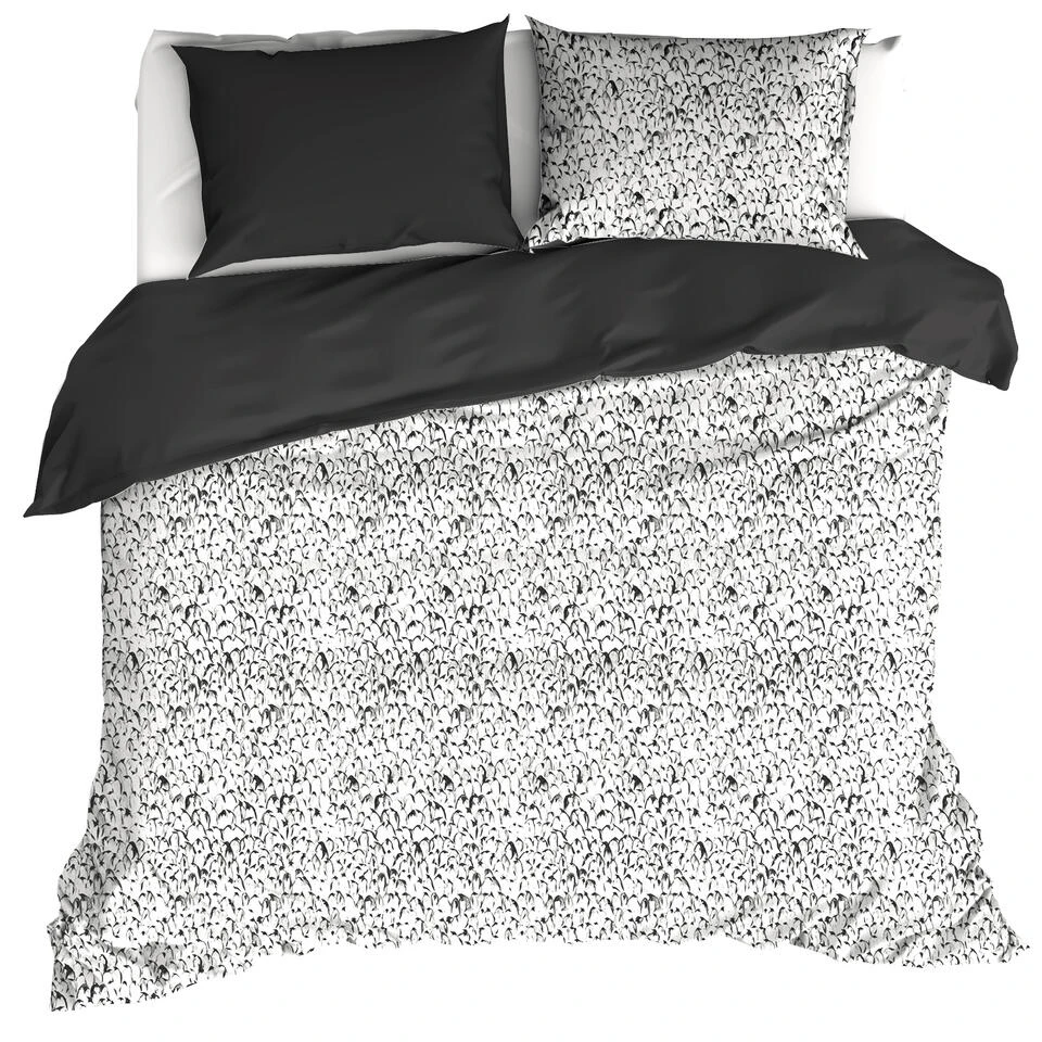 De Witte Lietaer Dekbedovertrek Waddle - 200 X 200/220 Cm - Katoen Satijn 3 De Witte Lietaer Dekbedovertrek Waddle - 200 X 200/220 Cm - Katoen Satijn