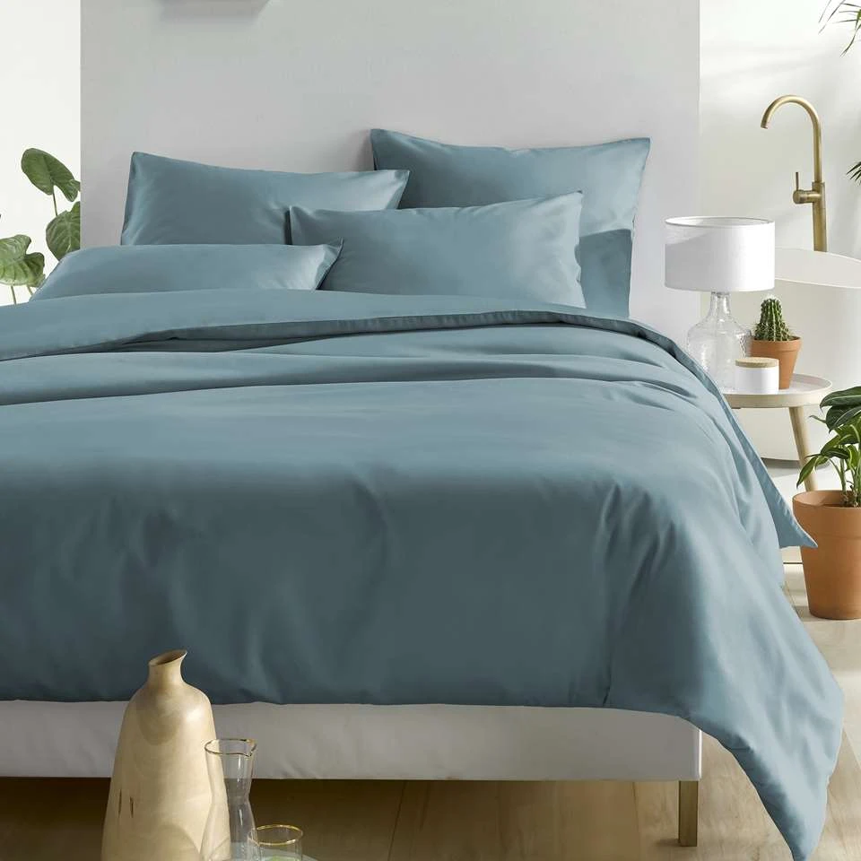 De Witte Lietaer Dekbedovertrek Katoen Satijn Olivia - 240 X 220 Cm - Groen 4 De Witte Lietaer Dekbedovertrek Katoen Satijn Olivia - 240 X 220 Cm - Groen - Afbeelding 2