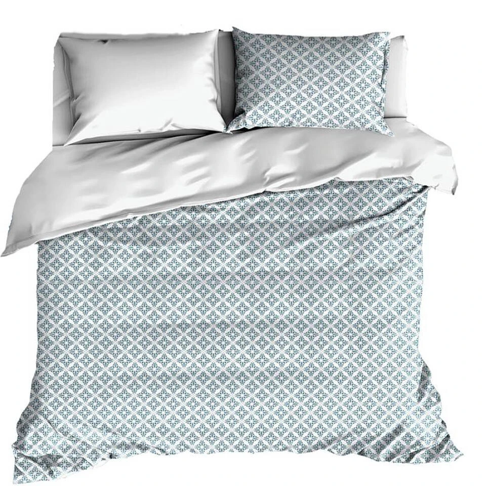 De Witte Lietaer Dekbedovertrek Katoen Satijn Azulejos - 140 X 200/220 Cm 2 De Witte Lietaer Dekbedovertrek Katoen Satijn Azulejos - 140 X 200/220 Cm