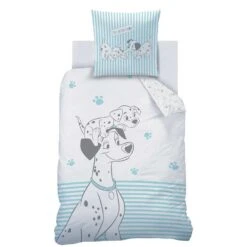 Disney 101 Dalmatiërs Dekbedovertrek Together - 140 X 200 Cm - Katoen -Kwaliteit Geselecteerde Dekbedovertrekkenwinkel 1000032024 0103