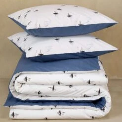 De Witte Lietaer Dekbedovertrek Hiroshi - 260 X 240 Cm - Katoen Perkal -Kwaliteit Geselecteerde Dekbedovertrekkenwinkel 1000032101 0102